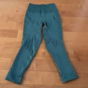 Lululemon Green Fleece Lined Leggings